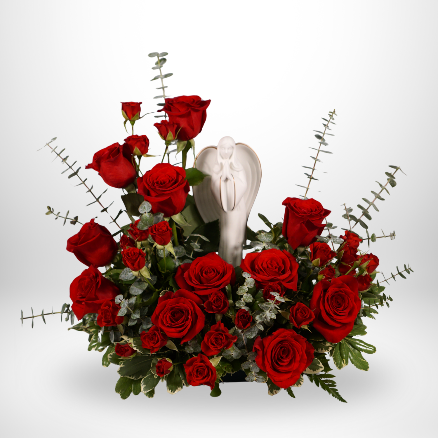Angel of Peace - Red Roses