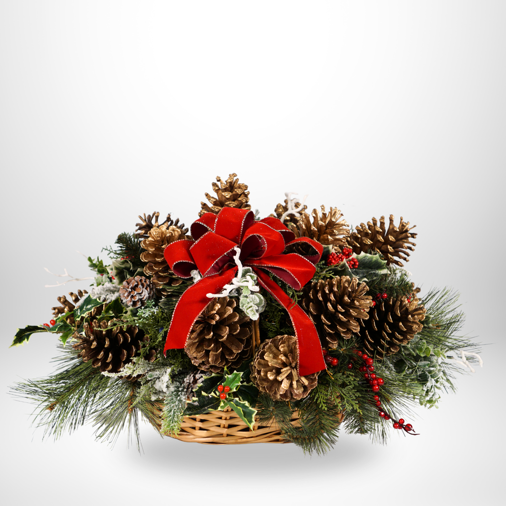 Fireside Christmas Basket