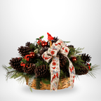 Fireside Christmas Basket