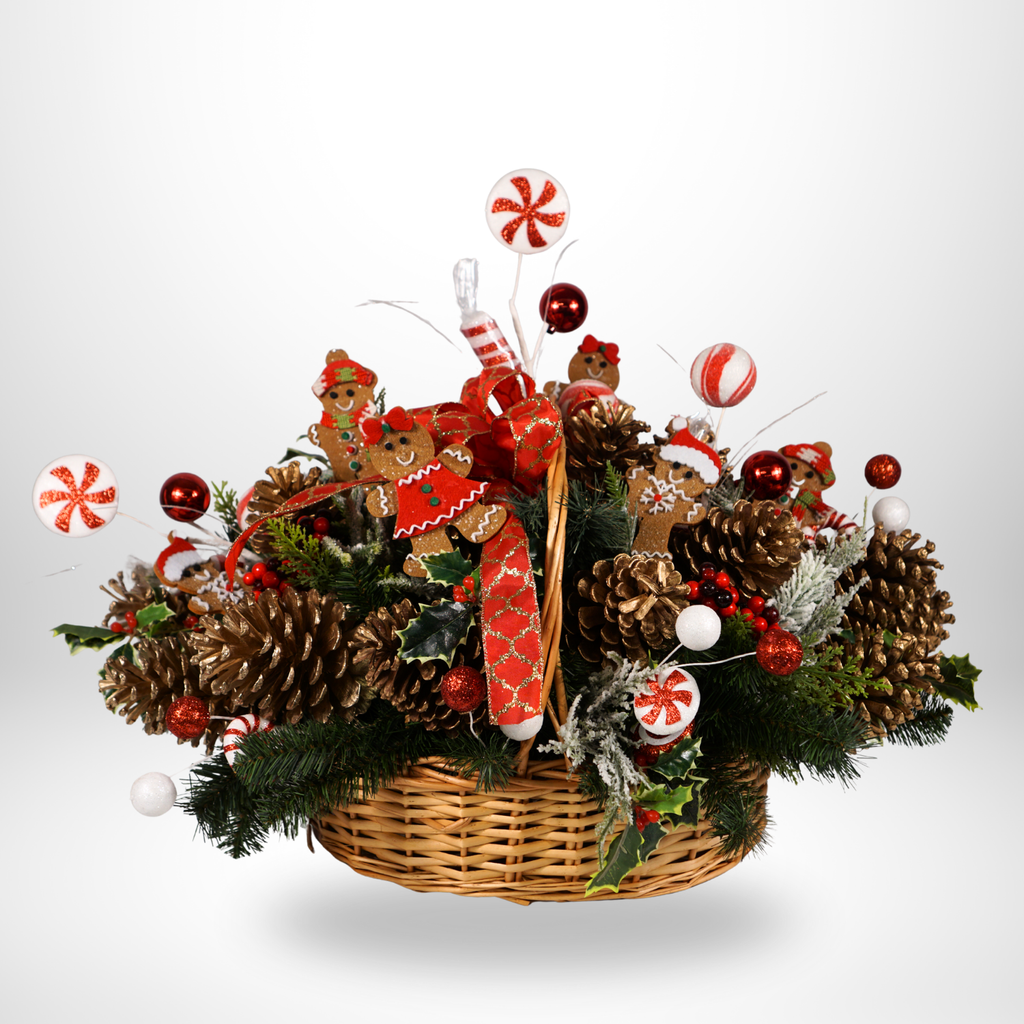Fireside Christmas Basket